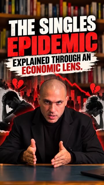 Episode cover: The Singles Epidemic, explained through an economic lens
